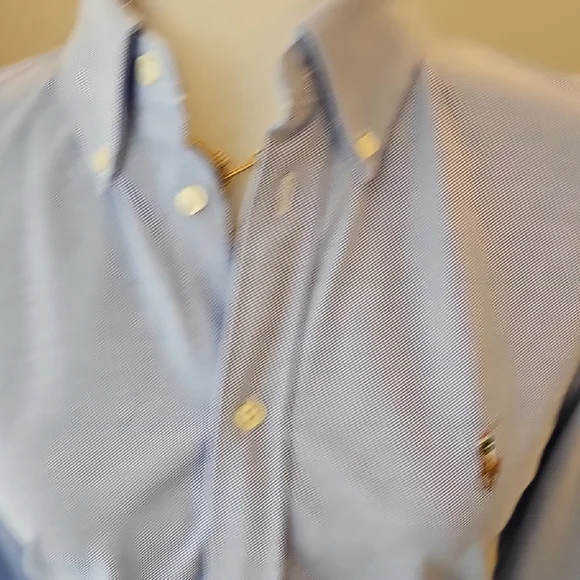 Ralph Lauren Light Blue Button Down Shirt - Picture 3 of 5